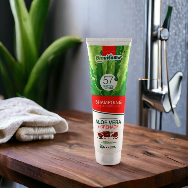 Shampoing à l'Aloe Vera et Grenade